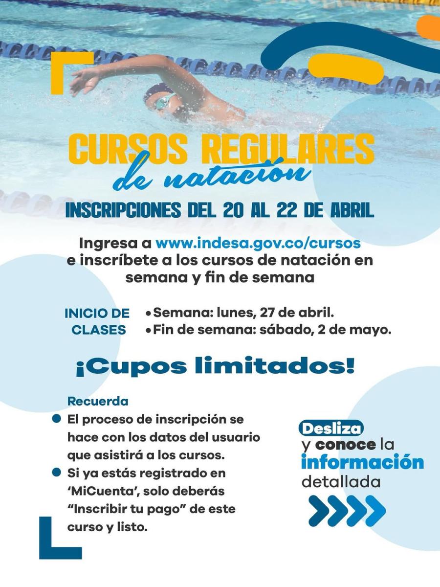olvieron las inscripciones para los Curos Regulares de Nataci髇!